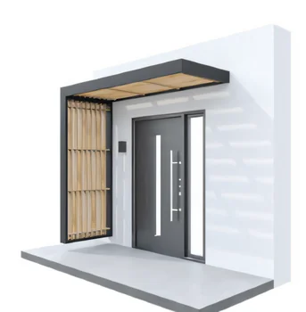 Föhr Wood mit warmer Holzoptik auf der inneren Seitenfläche und der Dachunterseite